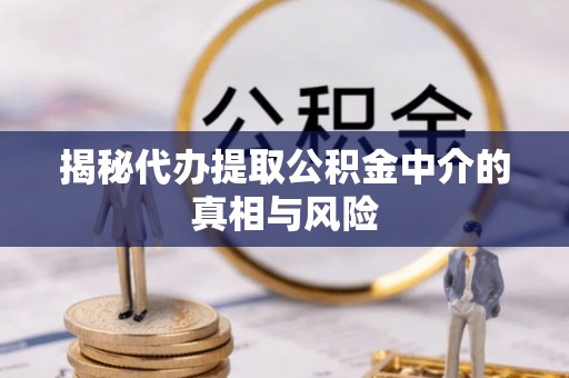 衢州揭秘代办提取公积金中介的真相与风险