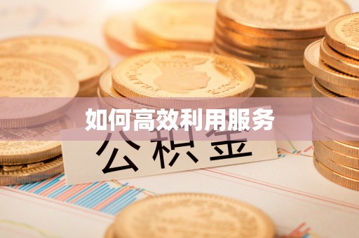 衢州如何高效利用服务